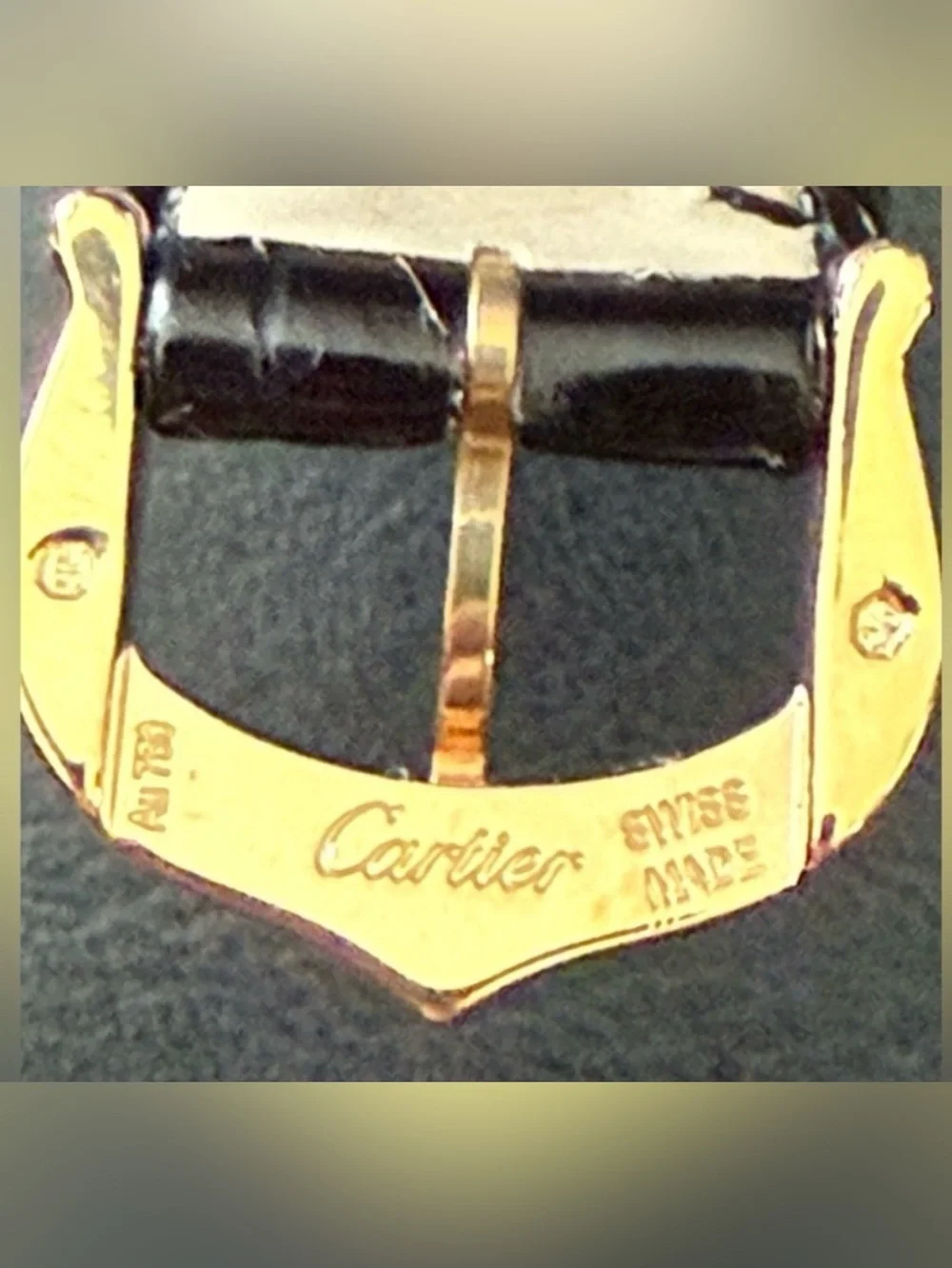 Cartier vintage woman’s 18KT gold watch